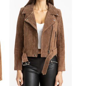 BLANKNYC Suede Moto Jacket